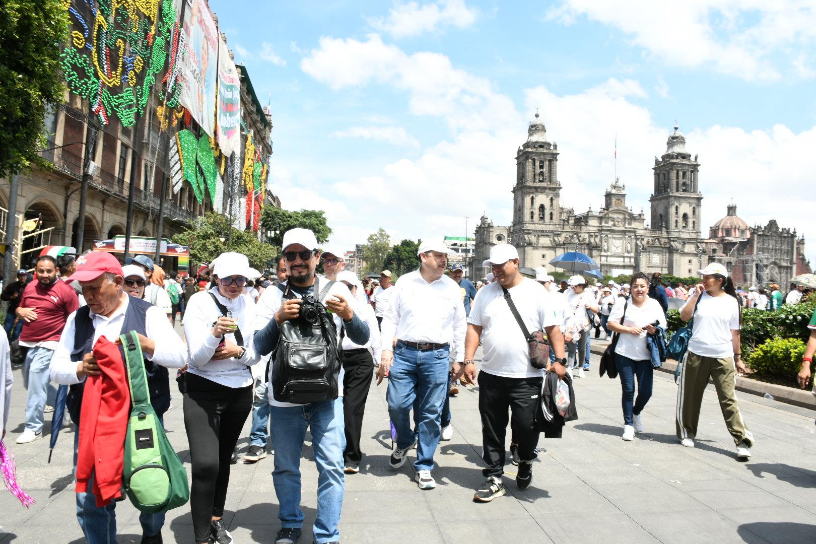 Asamblea informativa de la presidenta Claudia Sheinbaum Pardo en el Zócalo de la Ciudad de México 